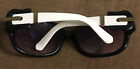Fendi Woman's Sunglasses Buckle FS384 Black White Italy Limited Edition FF