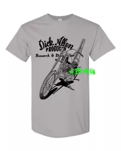 CAMISETA DICK ALLEN PRODUCTS Retro Chopper Moto Springer Motociclista Icono Leyenda - Imagen 1 de 8