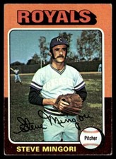 1975 Topps Minis Steve Mingori Kansas City Royals #544
