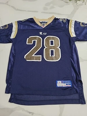 Camiseta deportiva unisex vintage de los St Louis Rams Reebok Marshall Faulk talla juvenil grande Foto 1 de 4