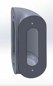 LaView - CUSTOM 90 Degree Wedge (Video Doorbell NOT INCLUDED!!!!) - Picture 1 of 3