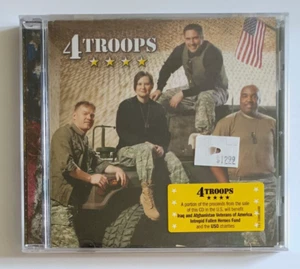 4TROOPS by 4TROOPS to BENEFIT CHARITY 12 TRACK 2010 MASTERWORKS 88697 64911 2 CD - Picture 1 of 2