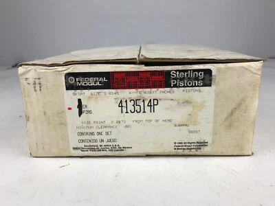 Pistones Federal Mogul 413514P Sterling - 1 juego de 4 Foto 1 de 4