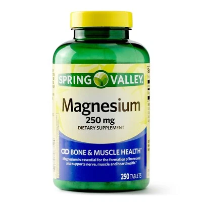 Spring Valley Magnesium Tablets, 250mg, 250 Count..+ - Image 1 of 4
