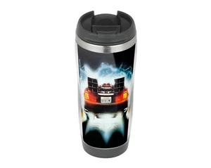 Back To The Future Delorean - Travel Mug, Thermal Insulated Coffee Cup - Picture 1 of 5