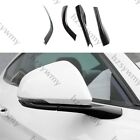 For Ford Mustang 2015-2022 Gloss Black Exterior Rear View Mirror Strip Trim 4Pcs