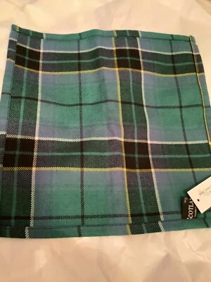 NEW Scotland Shop Wool Tartan Pocket Square - Choice of 3 Plaids - 11” x 11” - Image 1 of 4