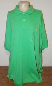 Mens Polo Ralph Lauren Short Sleeve Polo Shirt 100% Cotton Ruby Red 4XB NWT - Picture 1 of 5