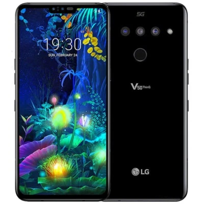 LG V50 ThinQ 5G LM-V500N (Korea) 128GB ROM 6GB RAM Black Unlocked -NEW UNOPENED - Image 1 of 4