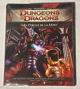 Dungeons & Dragons Aux Portes de la Mort RPG NM Hasbro d20 - Picture 1 of 2