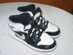 2020 Nike Air Jordan Retro 1 "White Shadow" White/Grey Youth Shoes! Size 7Y - Picture 1 of 11
