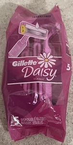 Maquinillas de afeitar desechables clásicas Gillette Daisy - 5 unidades - NUEVAS - Imagen 1 de 2