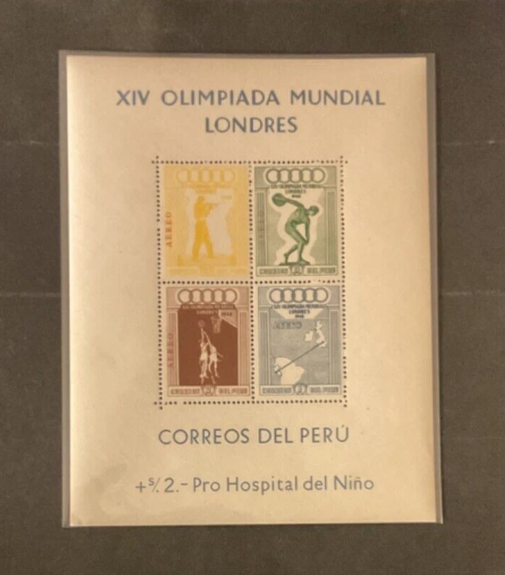 Peru Scott #C164a never hinged - Image 1 of 1