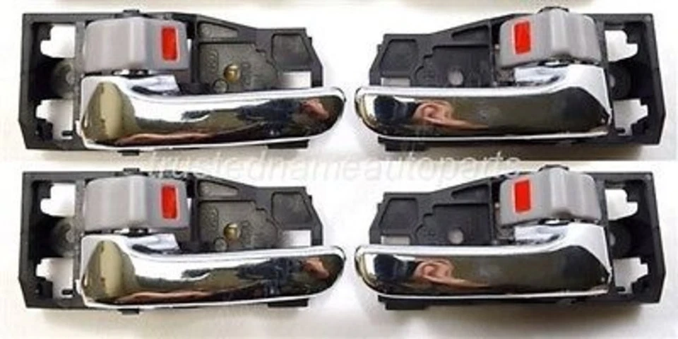 fits 2001 to 2007 Highlander Interior Door Handle Left Right Front Rear Chrome - Imagem 1 de 4