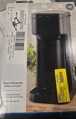 Cafetera monomando Mainstays, café molido o cápsula, nueva Foto 1 de 4