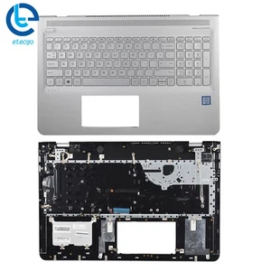 Teclado retroiluminado con reposamanos plateado para HP ENVY 15-AS 857799-001 6070B1018801 - Imagen 1 de 9