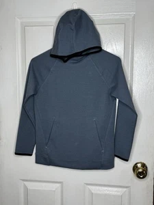 Old Navy Active Hoodie Boys Size Medium 8 Dynamic Fleece Blue Long Sleeve - Picture 1 of 4