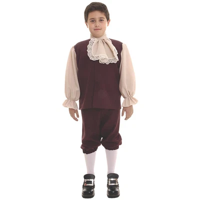 Boy's Benjamin Franklin Costume - Underwraps Costumes - Image 1 of 2