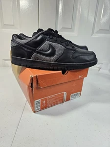 NUOVE RARE Nike Dunk Low 2005 nere grigie pied de poule 309431-007 da uomo taglia 14 - Foto 1 di 15