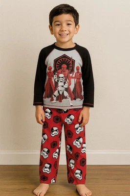 Pijama de lã Star Wars 2 peças masculino tamanho 6 - Imagem 1 de 4