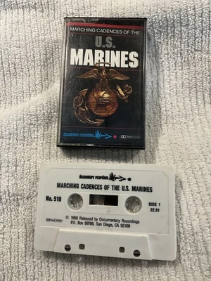 Marching Cadences of the U.S. Marines CASSETTE TAPE-Very Good - Image 1 of 2
