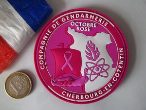 Cherbourg en Cotention écusson collection militaire gendarmerie octobre rose - Foto 1 di 3