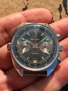 Poljot Chronograph 3133 Working Original Dial Vintage Watch Like New - Bild 1 von 15