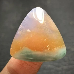 Rare Opalized Coral Fossil Chalcedony Cabochon 24x24x6mm High Quality 22.5 ct - Picture 1 of 6