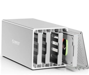 ORICO 4 Bay Hard Drive Storage Station-3.5 SATA HDD/SSD Storage Enclosure-80 TB - Picture 1 of 7