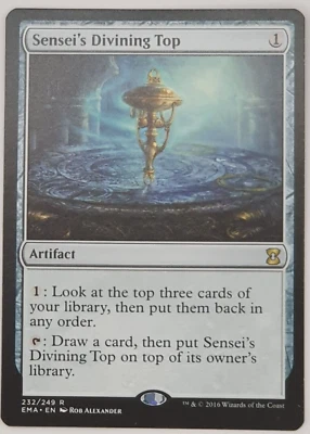 Magic The Gathering - Sensei's Divining Top Card - Eternal Masters - Image 1 of 2