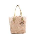Tosca Blu VD0401 Tasche Frau Shopping Bag aus Spitze Rosa