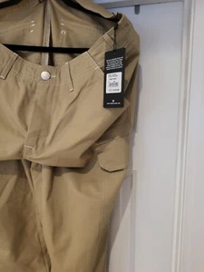 New True Religion Joey Beige Khaki Cotton Casual Pants Bottoms Size 38 - Picture 1 of 8