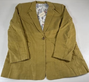Sundance Womens Blazer Lined One Button Long Sleeve Size Medium - Picture 1 of 10