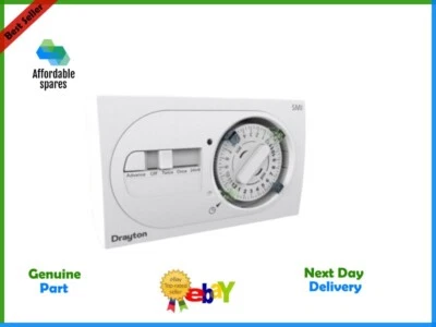 DRAYTON SM1 SINGLE CHANNEL 24 HOUR ELECTRO  MECHANICAL TIMESWITCH 29205 - - Image 1 of 2