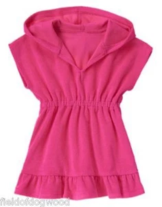 NWT Gymboree FRUIT PUNCH Hot Pink Swimsuit Cover-Up Many Sizes Sunny Days Swim - Picture 1 of 1