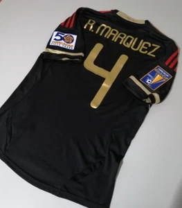 Jersey mexico Rafael Marquez 2011 adidas (M) Barcelona world cup black shirt vtg - Picture 1 of 4