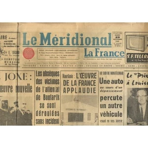Le MÉRIDIONAL 29 Novembre 1960 Noces d'Or à MEYNES Aubais Saint-Quentin Tarascon - Picture 1 of 11