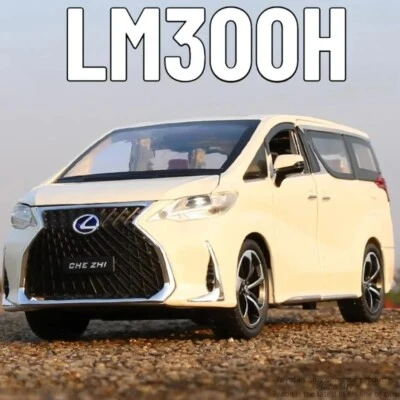 1:24 Lexus LM300H LX570 Diecast Model Car SUV Van Sounds Lights Kids Gift Toys - Image 1 of 4