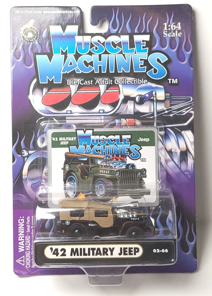 Muscle Machines '42 Military Jeep 02-66 - Image 1 of 1