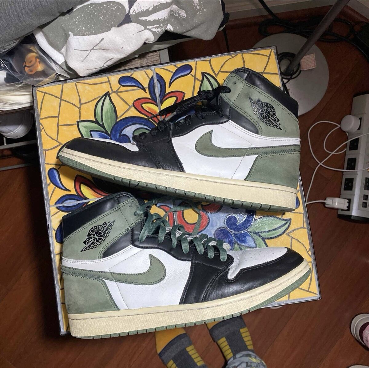 Jordan 1 Retro OG High Best Hand in the Game - Clay Green Jordan 1 Retro OG High Best Hand in the Game - Clay Green