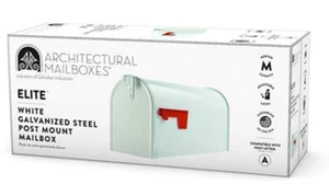 Gibraltar E1100WAM Elite Mailbox, 800 cu-in Cap, Galvanized Steel, Powder-Coated - Picture 1 of 3