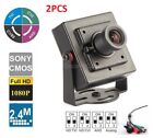 2x All-in-1 CVI/TVI/AHD/ANALOG Super Mini 1080P HD Hidden Pinhole Camera 2.4MP