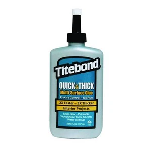 Titebond Schnell & Dickkleber 237ml 8oz 600201 No-Run, No-Tropf Holzkleber - Bild 1 von 4