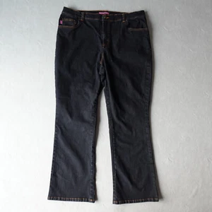 Woman Within Jeans Bootcut Natural Fit Black Size 18W - Picture 1 of 12