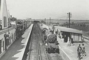 Railway Postcard LMS Ivatt 41311 Queenborough 1959 2-6-2T Loco Gillingham Train - Picture 1 of 1