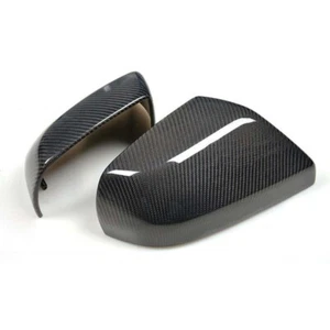 Carbon Fiber Side Mirror Cover Caps Replace for Cadillac ATS Sedan 2013-2018 - Picture 1 of 7