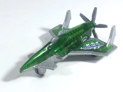 Hot Wheels 2010 Poison Arrow Propeller Plane Metalflake Silver HW Racing Rigs - Image 1 of 4