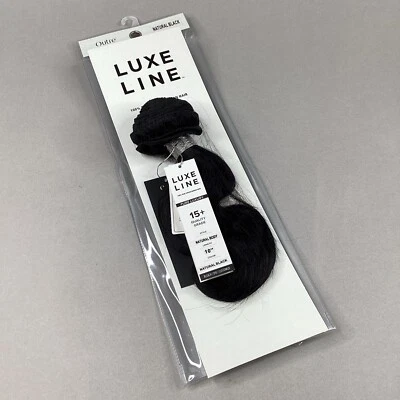 Natural Body 10” Natural Black 100% Pure Virgin Human Hair Extensions - Image 1 of 4