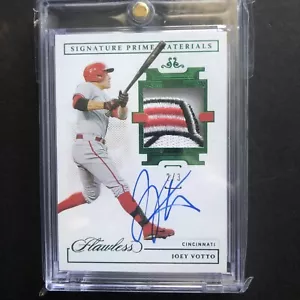 2021 Flawless Joey Votto Patch Auto /3 - Picture 1 of 2