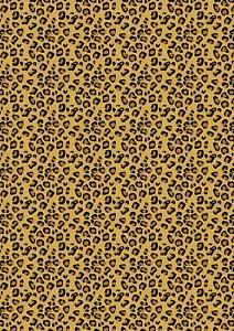 Papel tapiz con patrón de impresión de leopardo tamaño A4 comestible oblea papel/hoja de glaseado - Imagen 1 de 1